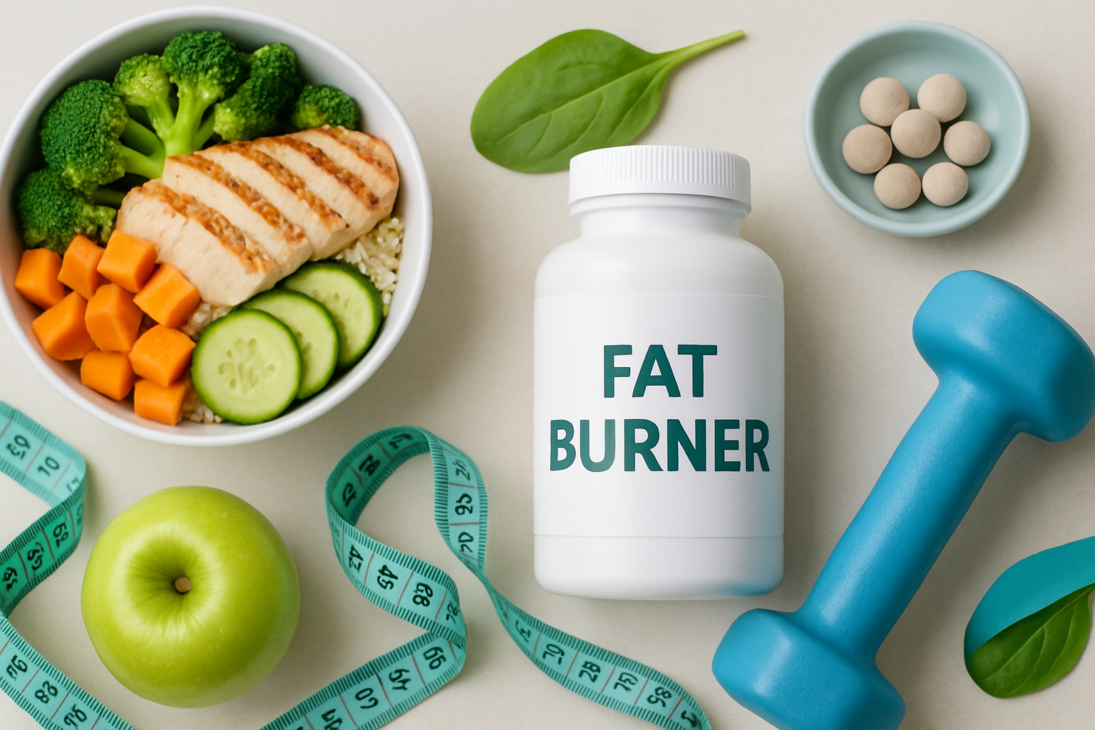 Anfänger liest Fatburner Guide und plant erste Einnahme mit gesunden Lebensmitteln