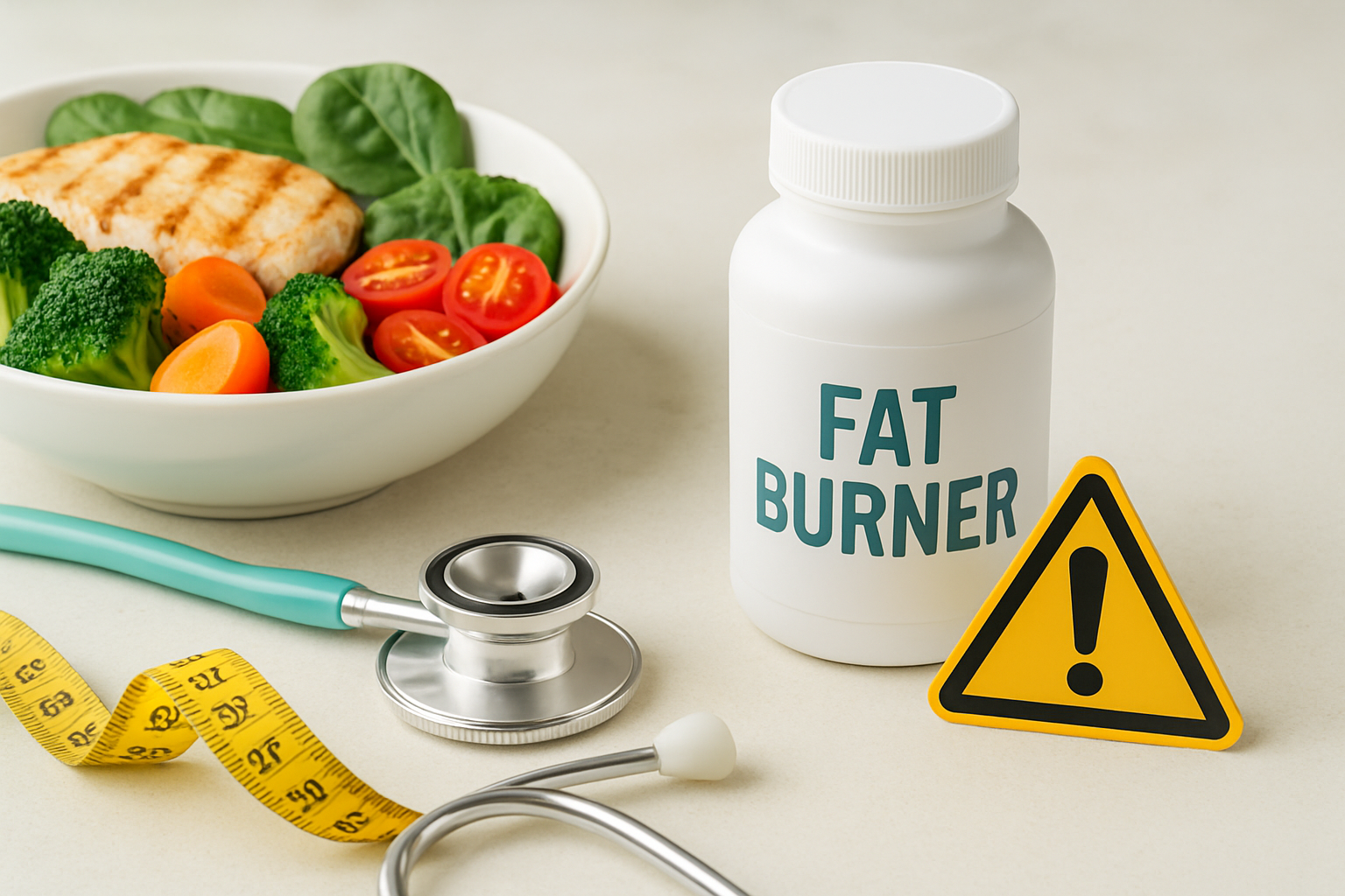 Wissenschaftliche Darstellung von Fatburner Nebenwirkungen und Sicherheitsaspekten