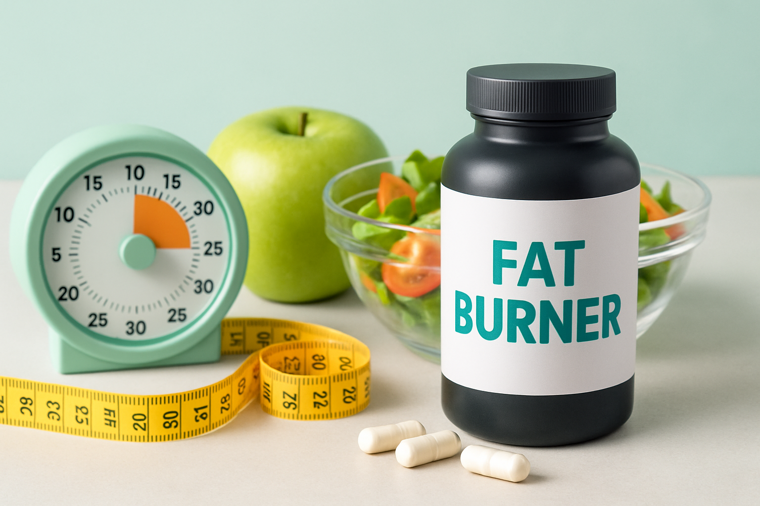 Diagramm zeigt optimale Einnahmezyklen von Fatburnern zur Vermeidung von Toleranzentwicklung