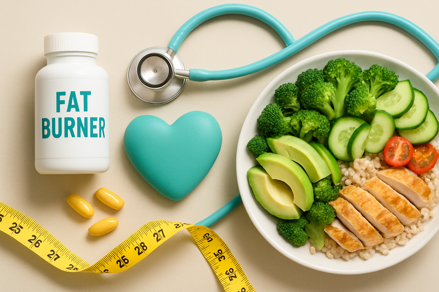 Arzt berät Patienten über sichere Fatburner-Nutzung bei Vorerkrankungen